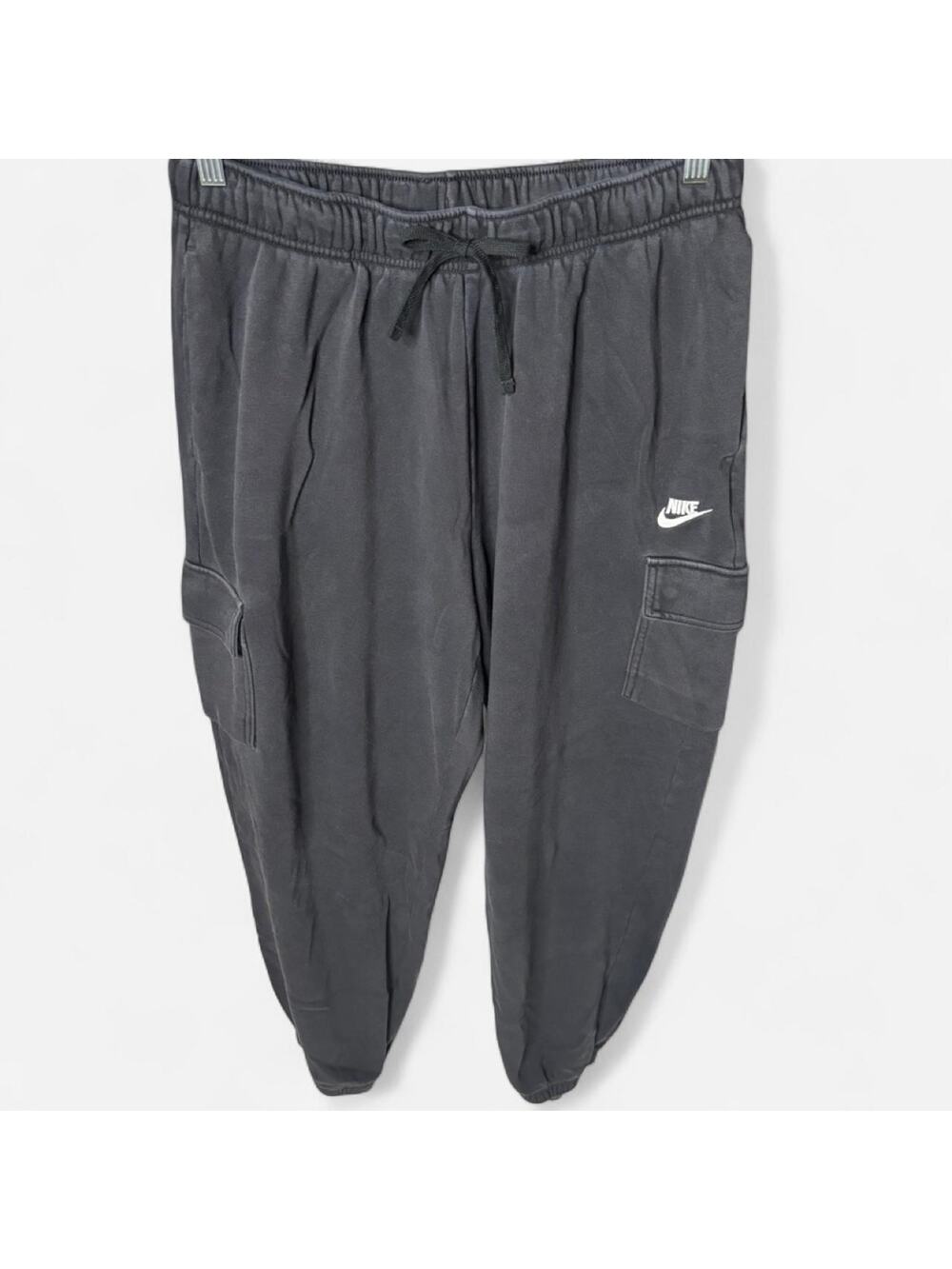 Nike Sportswear Club Fleece Cargo Jogger Sweatpants Black Men’s Size L